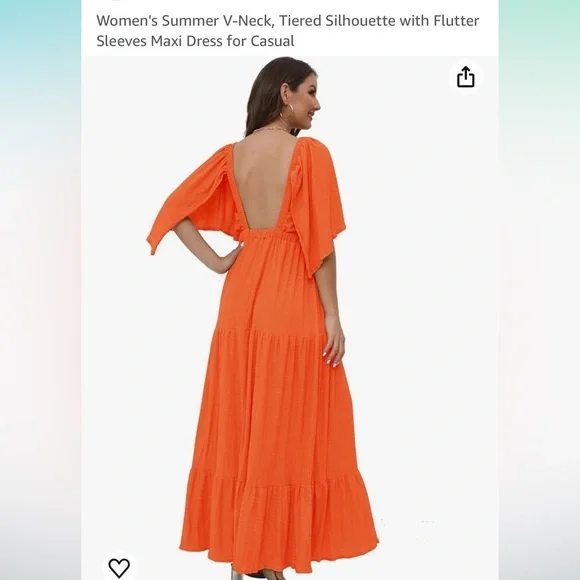 Amazon | Dresses | Never Worn Orange Amazon Long Maxi Dress | Poshmark Amazon | Dresses | Never Worn Orange Amazon Long Maxi Dress | Poshmark